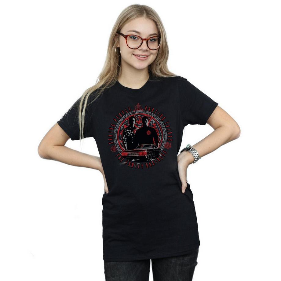 Supernatural Family Business Bedrucktes T-Shirt  