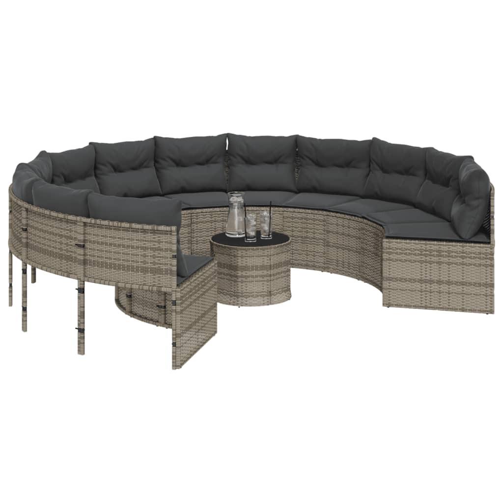 VidaXL Gartensofa poly-rattan  