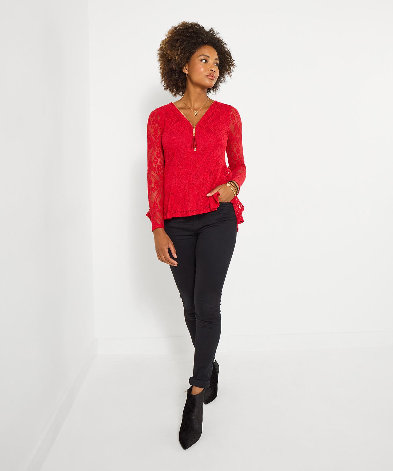 Joe Browns Top in pizzo elasticizzato con fodera in jersey  