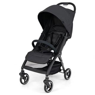 Northix  Einhändig Klappbare Kinderwagen mit Verstellbarer Rückenlehne & Verdeck Reisebuggy Schwarz 