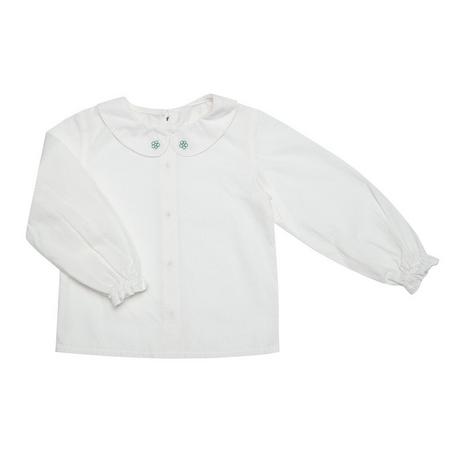 OrganicEra  Blouse bébé à broderie fleur 