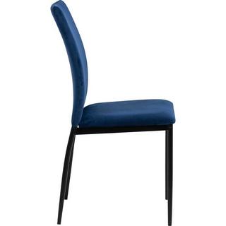 mutoni Chaise de salle à manger Slim bleu foncé (1 pièce)  