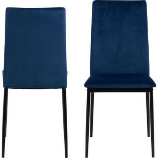 mutoni Chaise de salle à manger Slim bleu foncé (1 pièce)  