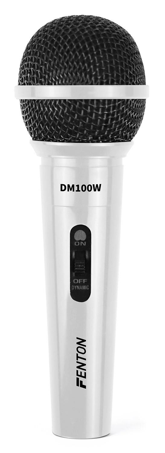 Fenton  Fenton DM100W Noir, Blanc Microphone de scène/direct 