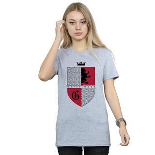 Harry Potter  Tshirt GRYFFINDOR SHIELD BOYFRIEND FIT 