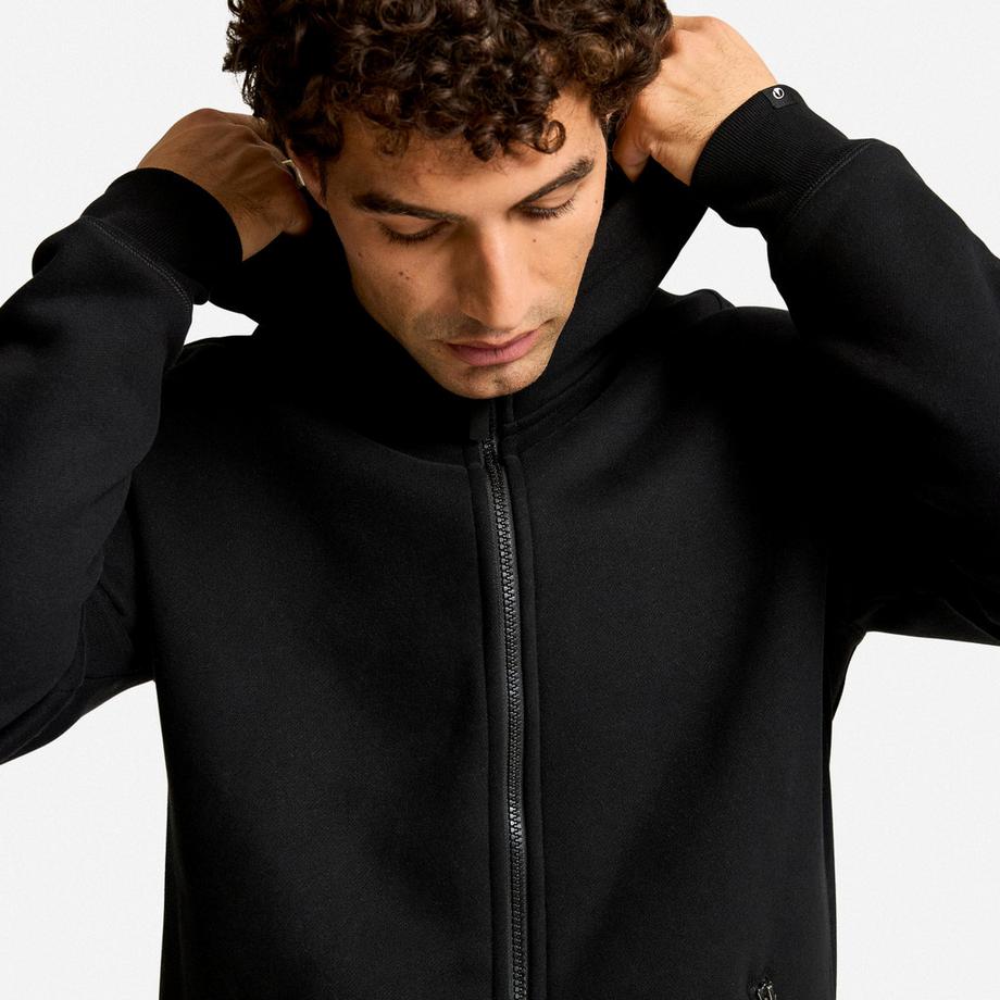 DOMYOS  Fitness-Hoodie mit Reissverschluss 