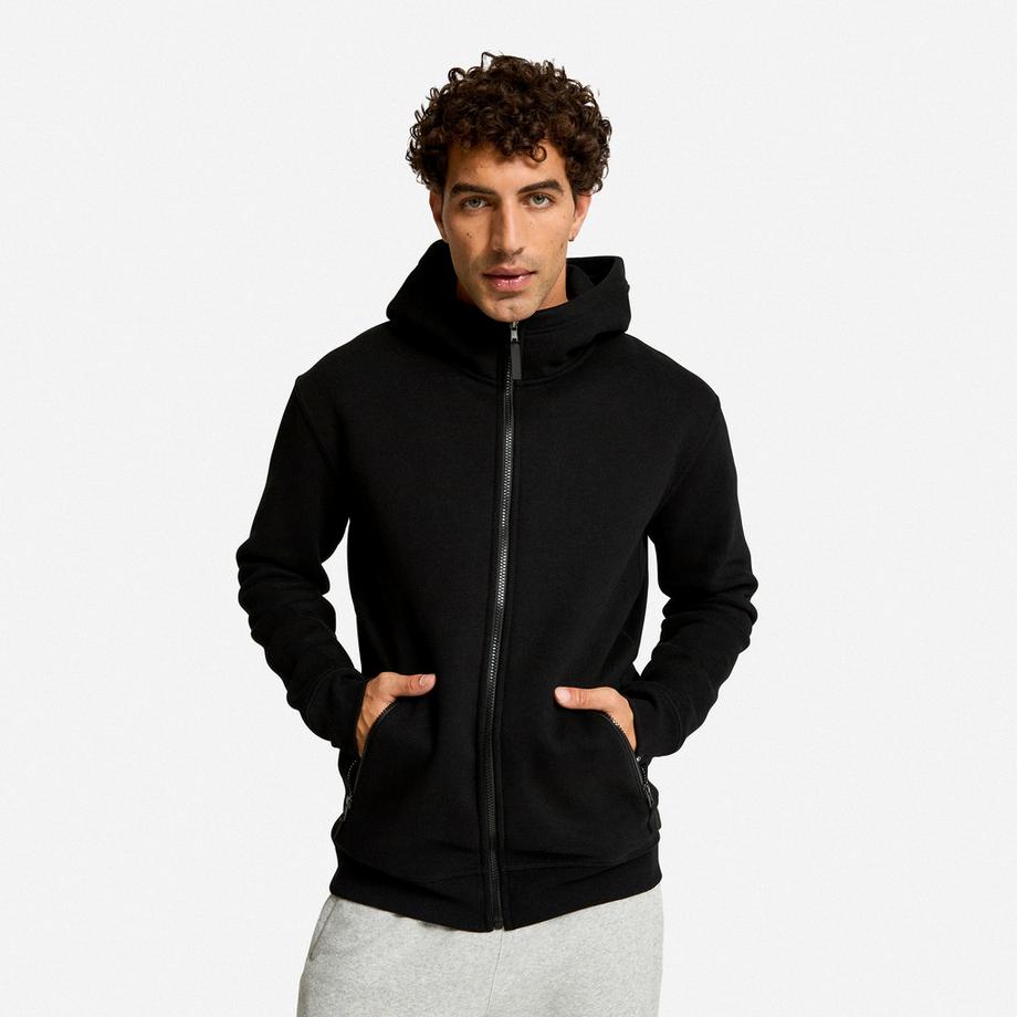 Sweat à capuche zippé de fitness