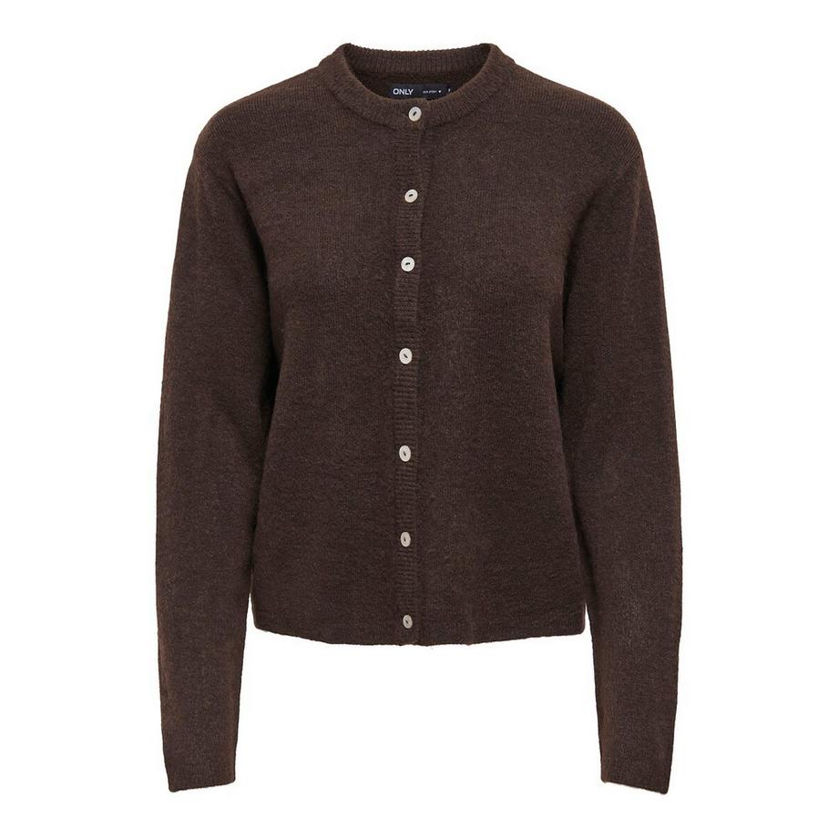 ONLY Cardigan mit geknöpftem Rundhalsausschnitt  