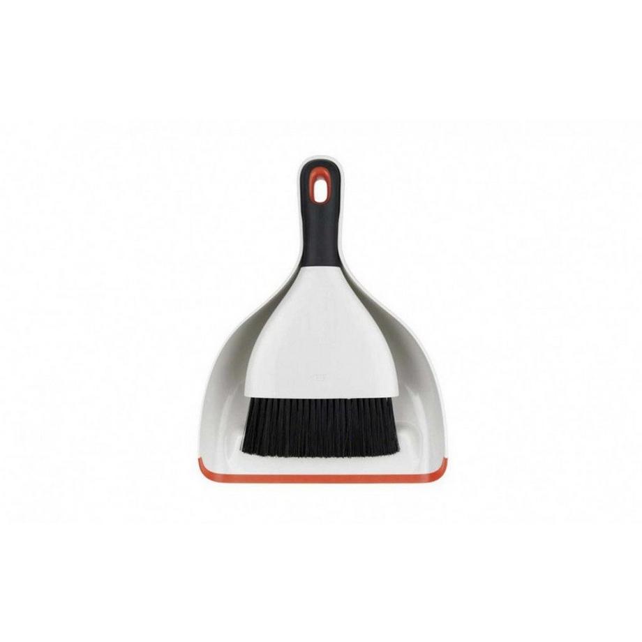 Oxo Good Grips  Kehrichtschaufel mit Besen Grau/Orange 