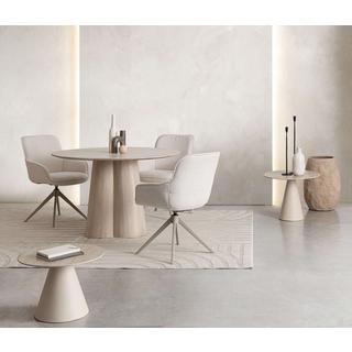 mutoni Tavolino Hardy rotondo alto (set di 2)  