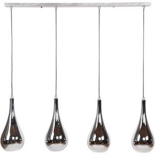 mutoni Lampada a sospensione Silver Drop 4L vetro cromato  