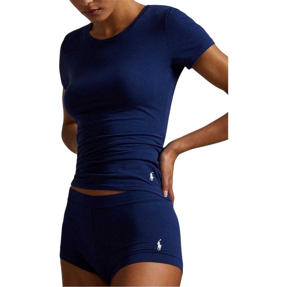 Ralph Lauren Schlafanzug mit Shorts und Rundhalsausschnitt 2er-Pack  