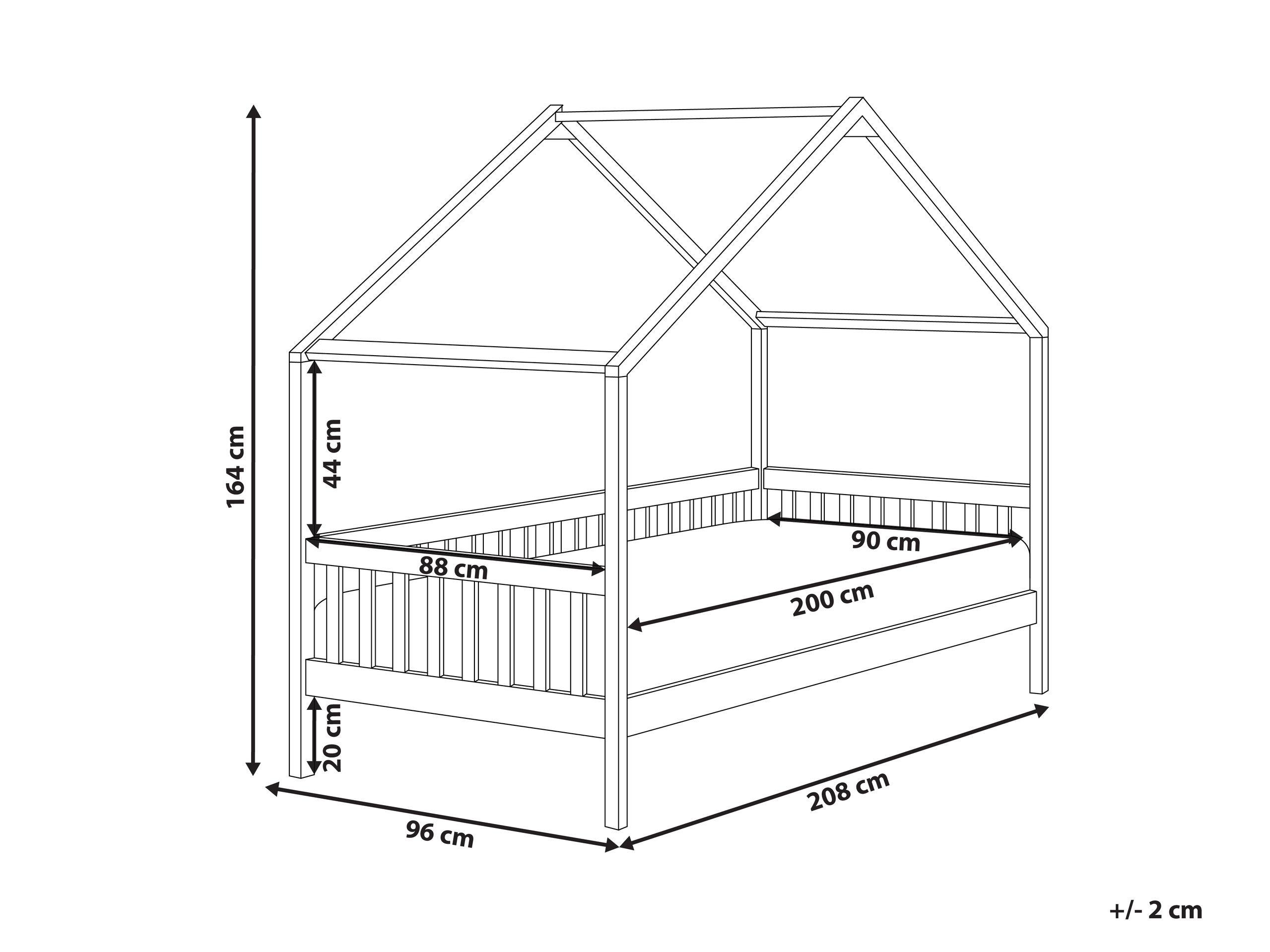 Beliani Letto per bambini en Legno di pino Moderno CHARRIN  