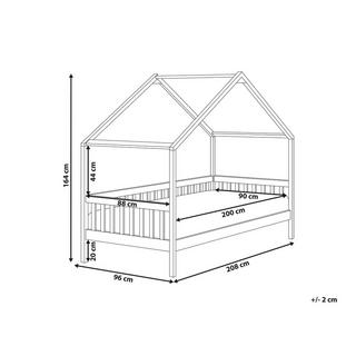 Beliani Letto per bambini en Legno di pino Moderno CHARRIN  
