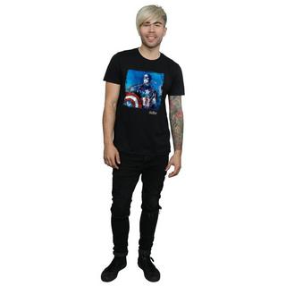 CAPTAIN AMERICA Sketch Graphique T-Shirt  