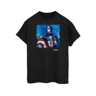 CAPTAIN AMERICA Sketch Graphique T-Shirt  