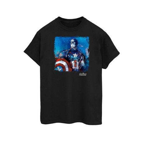 CAPTAIN AMERICA Sketch Graphique T-Shirt  