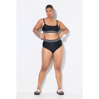 Studio Untold Bas de bikini taille haute gainant avec taille brodée  