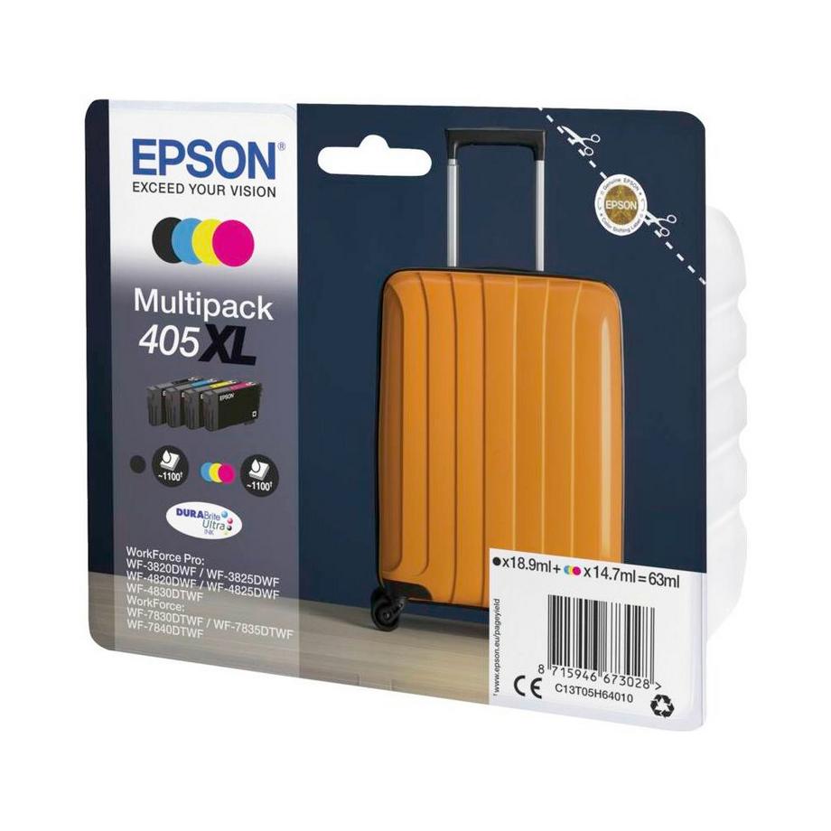 EPSON  EPSON Multipack Tinte 405XL CMYBK T05H64010 WF-7830DTWF 4-color 