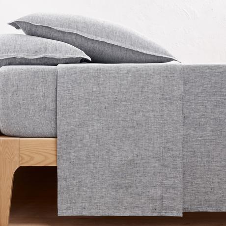 La Redoute Intérieurs Linot Drap Plat en Lin Lavé  