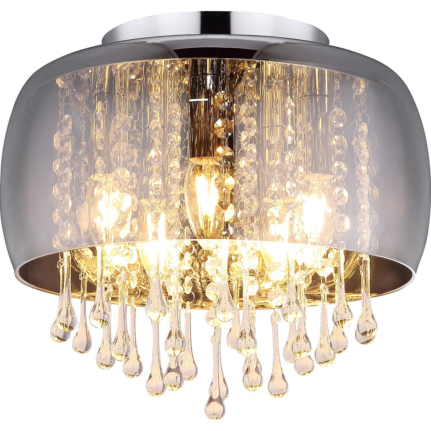 mutoni Deckenleuchte Kalla Chrom 5xE14 35x35  