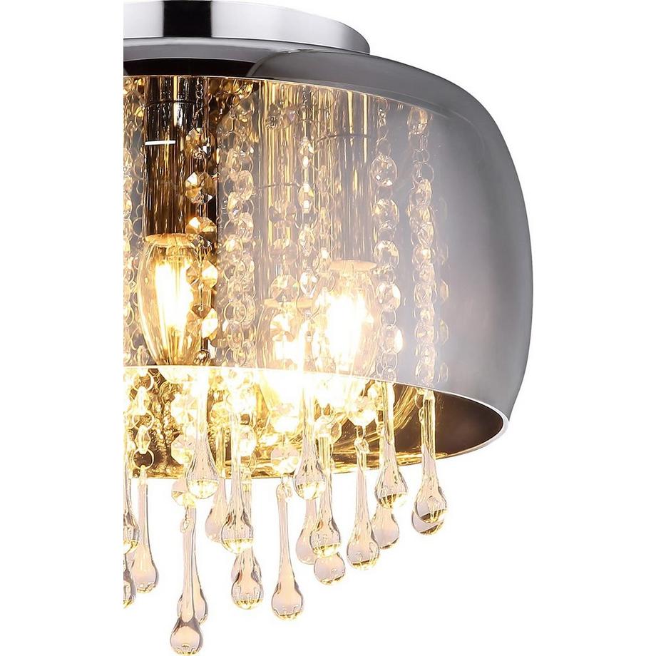 mutoni Deckenleuchte Kalla Chrom 5xE14 35x35  