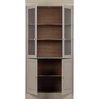 mutoni Vitrinenschrank Chow Kiefer Dakargrau FSC 105x215  