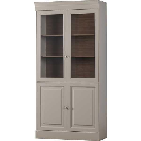 mutoni Vitrinenschrank Chow Kiefer Dakargrau FSC 105x215  