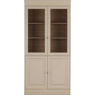 mutoni Vitrinenschrank Chow Kiefer Dakargrau FSC 105x215  