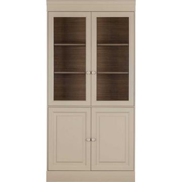 Vitrinenschrank Chow Kiefer Dakargrau FSC 105x215