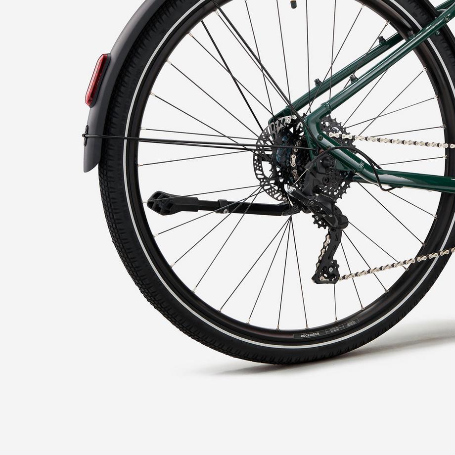 ROCKRIDER  Vélo hybride semi-rigide cadre aluminium 