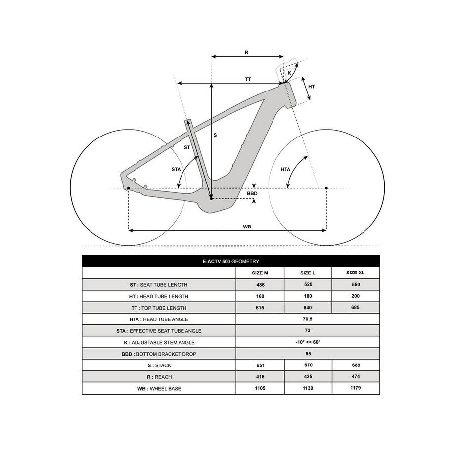 ROCKRIDER  Bicicletta ibrida hardtail telaio alluminio 
