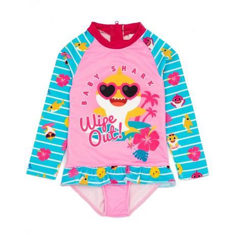 Baby Shark  Maillot de bain 1 pièce WIPE OUT! 