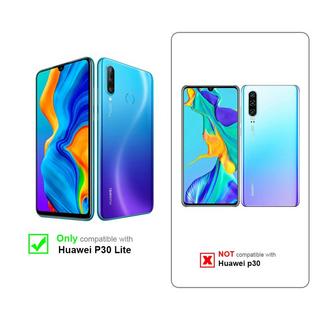 Cadorabo  Hülle für Huawei P30 LITE TPU Silikon mit Ring Liquid 