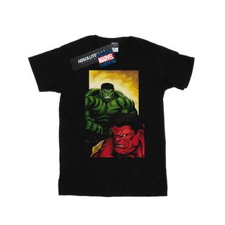 MARVEL  Tshirt RED VS GREEN 