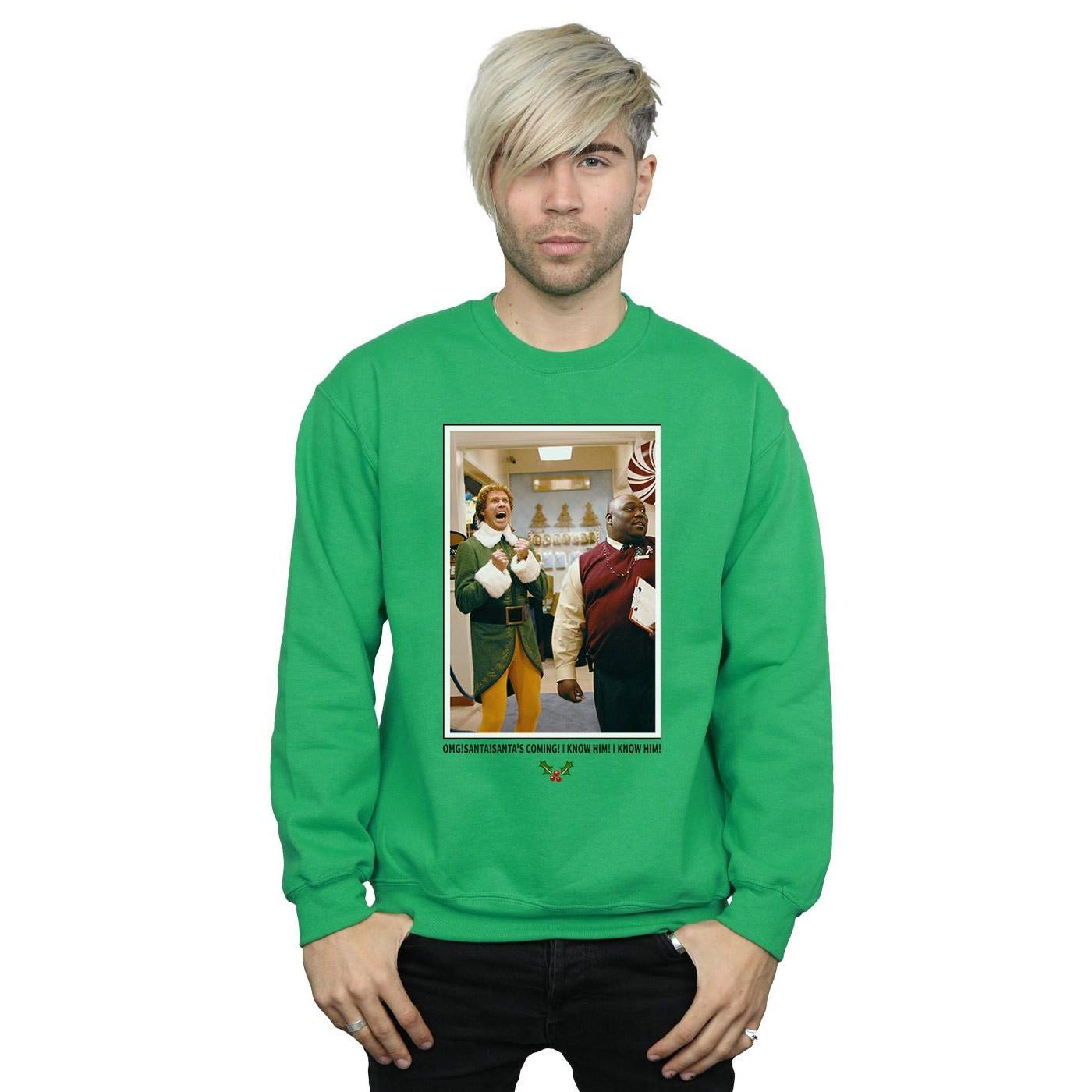 Elf OMG Sweatshirt Imprimé Coupe Regular  