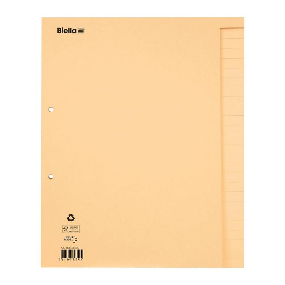 Biella  Kartonregister Bauabrechnung , 26-teilig - x 10 