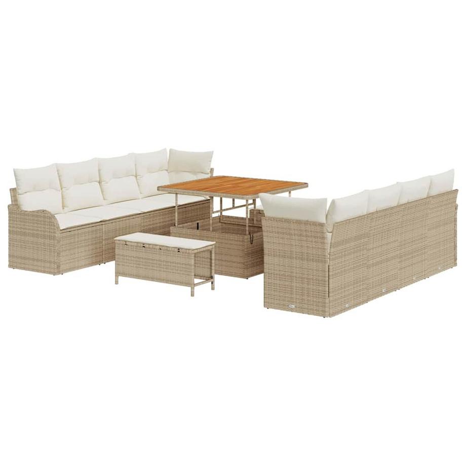 Canapé de jardin poly rattan