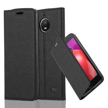 Housse compatible avec Motorola MOTO E4 - Coque de protection avec fermeture magnétique, fonction de support et compartiment pour carte