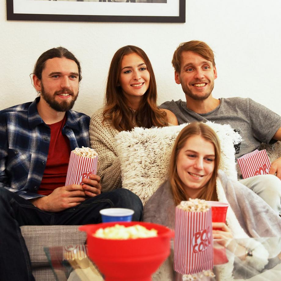 Northix  Retro Popcorntüten 240 Stück 