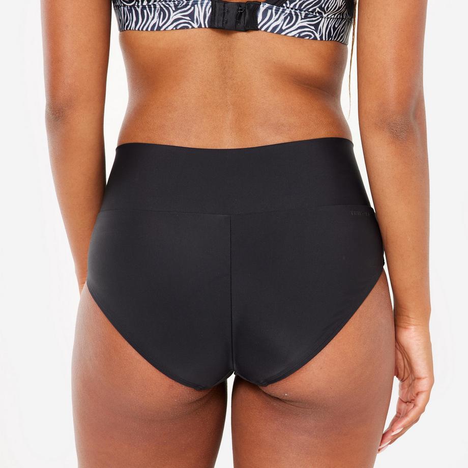 DECATHLON Sportbikiniunterteil hoher Bund  