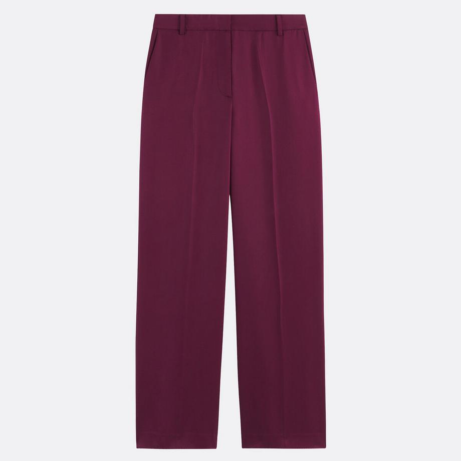 La Redoute Collections Pantaloni a gamba dritta con pieghe  