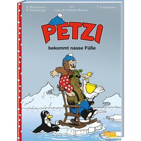 Petzi - Der Comic 4: Petzi bekommt nasse Füße Capezzone, Thierry; Hansen, Carla; Hansen, Vilhelm; Sachse, Harald (Übersetzung) Copertina rigida 