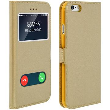 Hülle View Cover iPhone 6 / 6S Gold