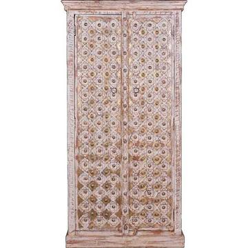 Armoire Bakhra Gold Mango ivoire vintage 90x180
