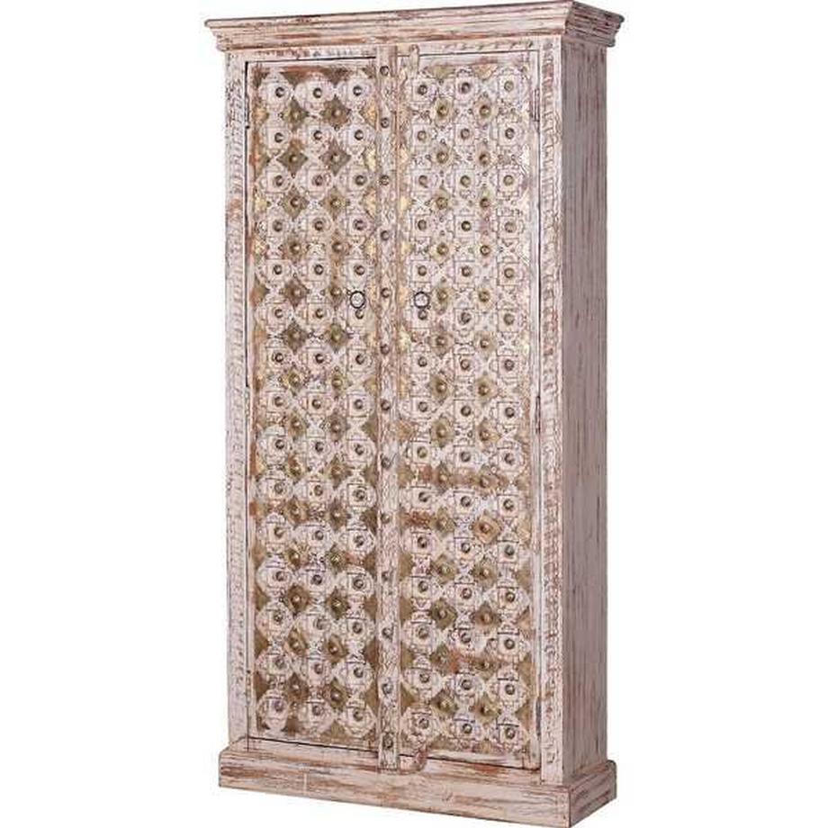 mutoni Schrank Bakhra Gold Mango vintage ivory 90x180  
