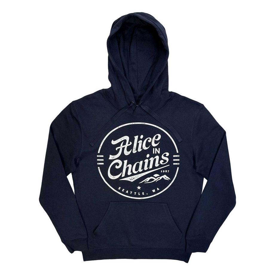Sweat À Capuche motif/style Emblème Circulaire