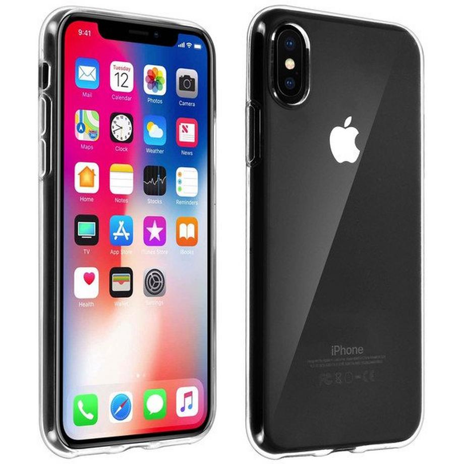 Avizar  Coque souple transparente iPhone X et XS 
