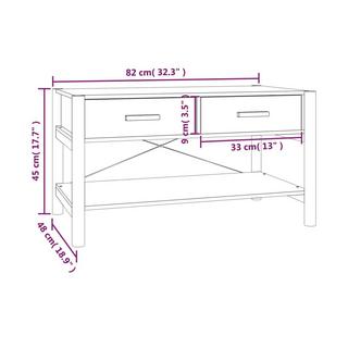 VidaXL Couchtisch holzwerkstoff  