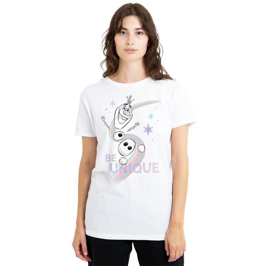 T-ShirtMotif Olaf Be Unique Rainbow